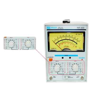110V/220V High Precision Double Needle Millivoltmeter Pointer Voltage Measuring