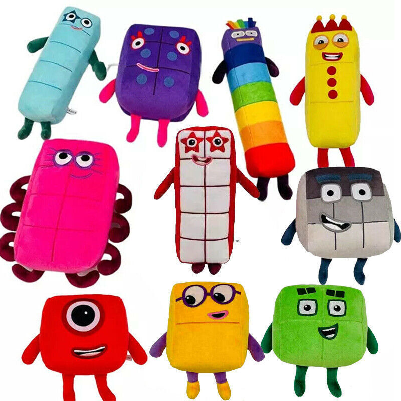 Numberblocks Plush Toy Kids Educational Cute Soft Stuffed Doll Number Blocks Toy