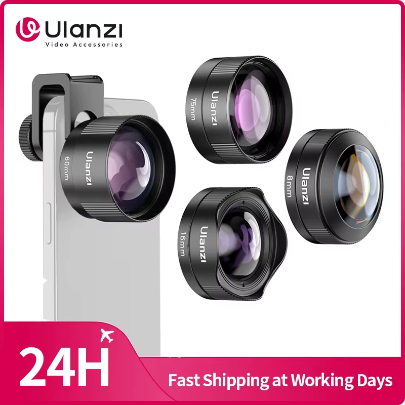 Mobile Lens Smartphone Lens Macro/Fisheye/Wide Angle Telephoto Mobile Lens with