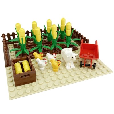 Lego Compatible Farm Animals Minifigure Wildlife Vegetables Crops MOC Garden New