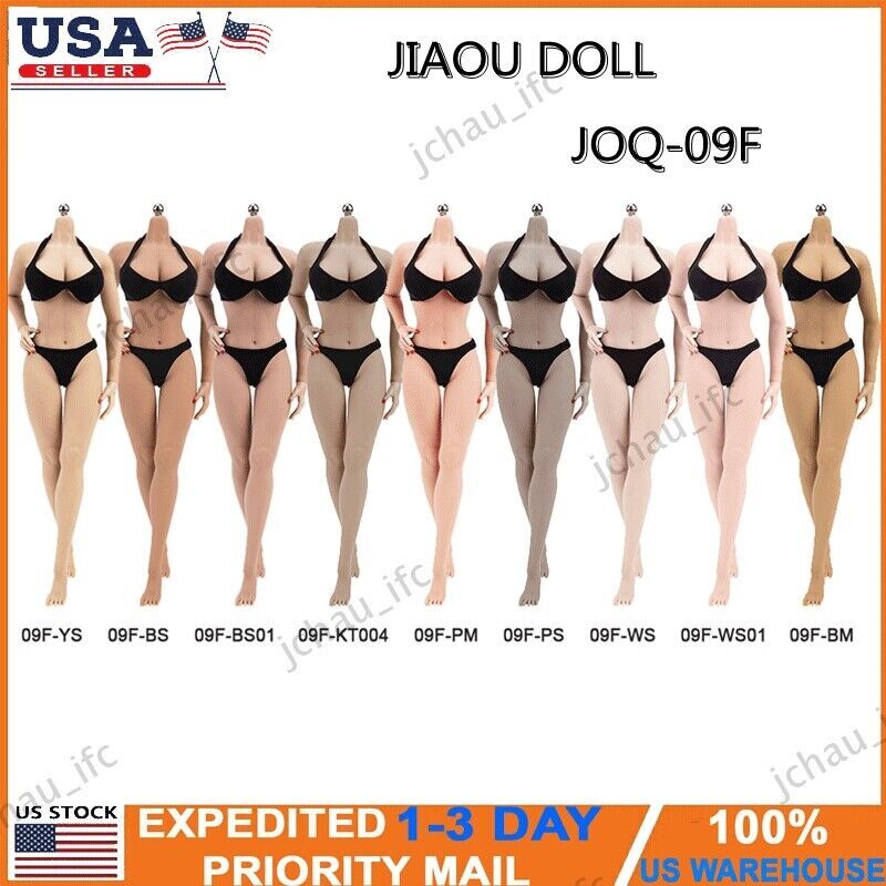 JIAOU DOLL 1/6 Female Large Bust Figure Flexible Body for 12