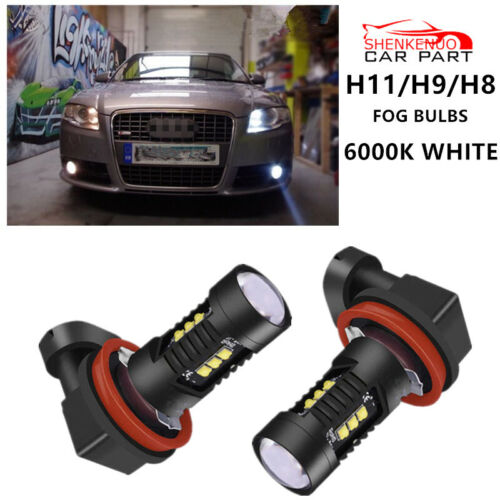 FÜR Audi A4 B8 Limousine Avant-CANBUS FEHLERFREI H11 Nebelscheinwerfer LED Xenon