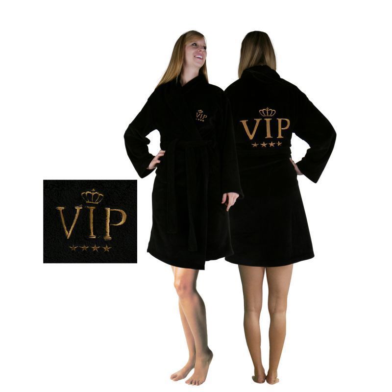 VIP Bademantel Morgenmantel Saunamantel Luxus  L UNISEX Neu OVP