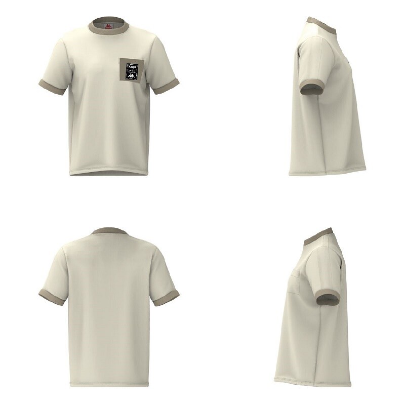 

Мужская футболка Kappa 351423W Original Tier One Lario Бежевая, Бежевый