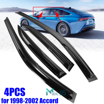 Protector deflector de lluvia y sol para visera de ventana Para Honda acuerdo