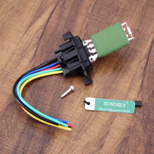 Heater Blower Motor Fan Resistor+Wiring Loom Harness For Fiat