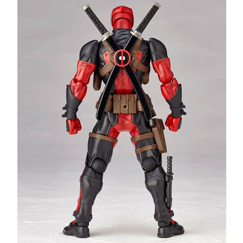 Avengers Revoltech with Accessories 16cm Figurine Deadpool ...