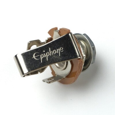 1/4PCS 6.35mm Epiphone Genuine Female mono Jack For EPI Electric Guitar Bass