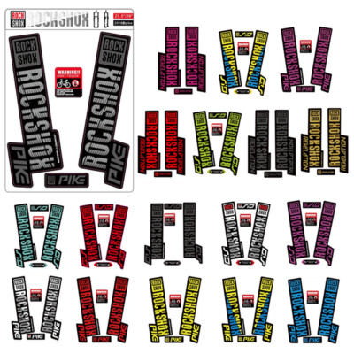 1 set Front Fork Sticker for Rock Shox SID Road Bike Race accessories decal.x$