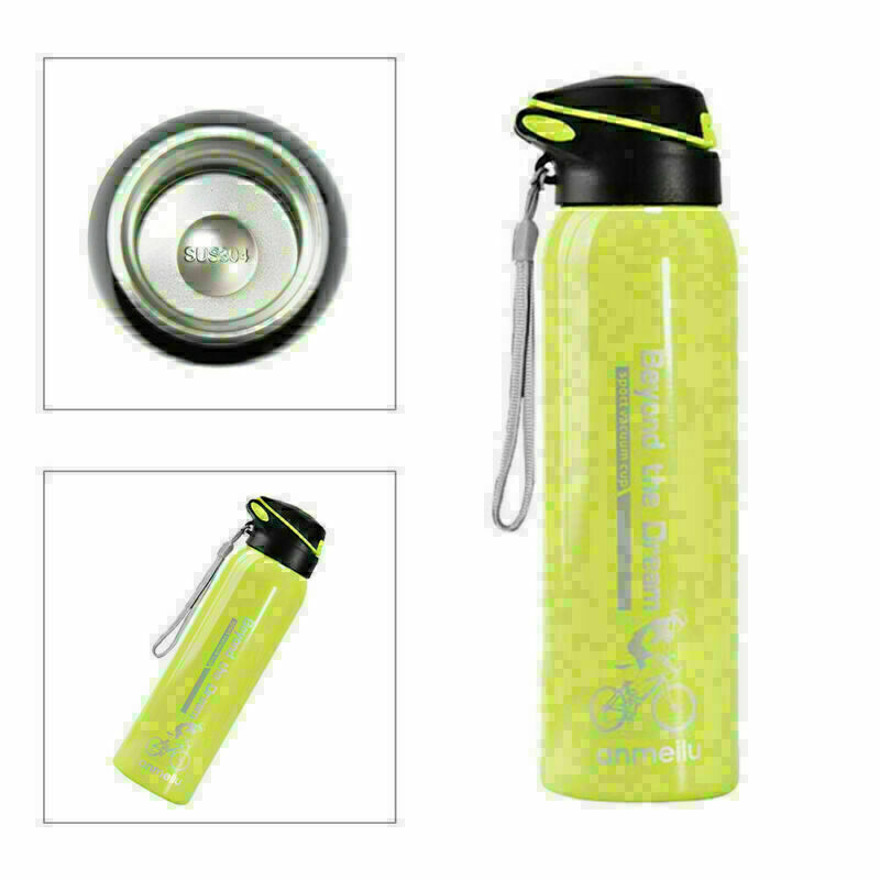 Bicycle Water Bottle Mountain Bike Riding Insulated Cup Thermos Stainless Steel