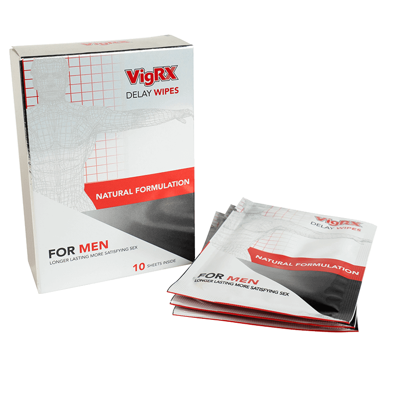 VigRX Delay Wipes Last Longer Male Enhancement Desensitizer - 1 Month Supply