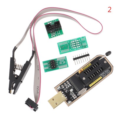 CH341A 24 25 Series EEPROM Flash BIOS USB Programmer Module + SOIC8 Test Cl SN