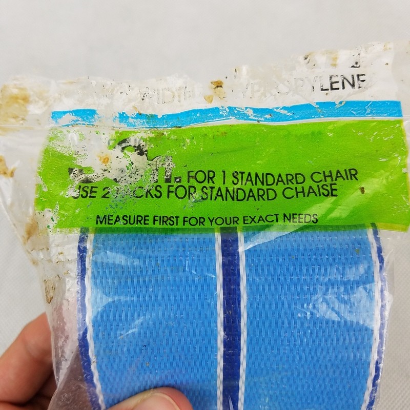 Vintage Re-Web Kit Lawn Chair Furniture Webbing 3