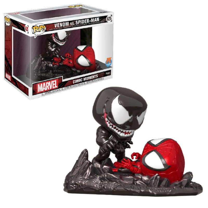 Funko Pop Comic Moment Marvel Spiderman VS Venom #625 PX Exclusive - IN STOCK | eBay