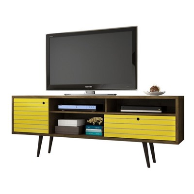 For Tvs Up To 65" In Brown/yellow
