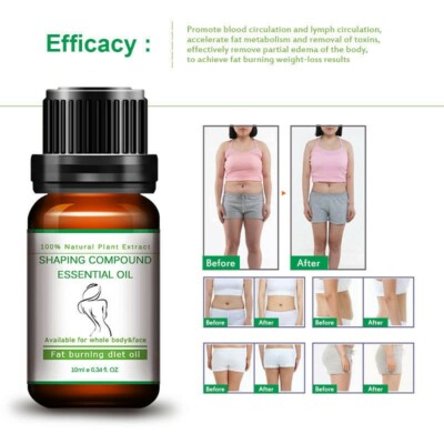 Weight Loss Promote Fat Burning Waist Massage Oil