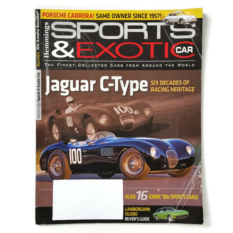 Hemmings Sports & Exotic Car Magazine 2009 July Jaguar C-Type, 80s Sports Cars - Picture 1 of 9