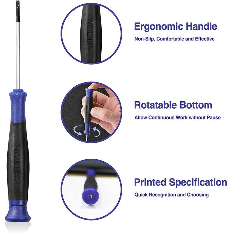 WORKPRO 10Piece Precision Screwdriver Set with Pouch Magnetic Screwdriver Repair