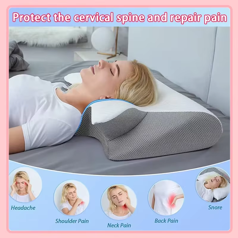 Hot-quality Memory Foam Protection Slow Rebound Pressure Reduction Butterfly Pil