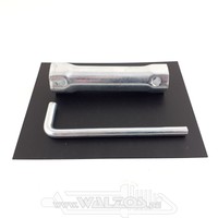 Zündkerzenschlüssel SW 19 + 21 mm - Länge 10 cm  für einige Rasenmäher Zündkerze