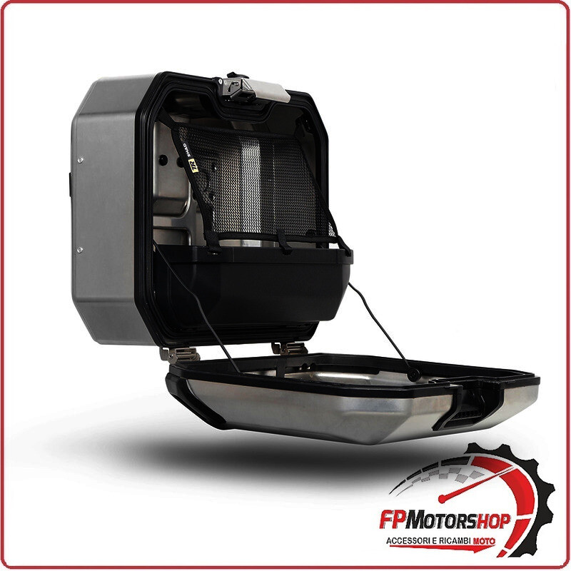 BORSA LATERALE PORTAPACCHI PER MOTO SHAD TR36 ARGENTO DX LINEA TERRA D0TR36100R