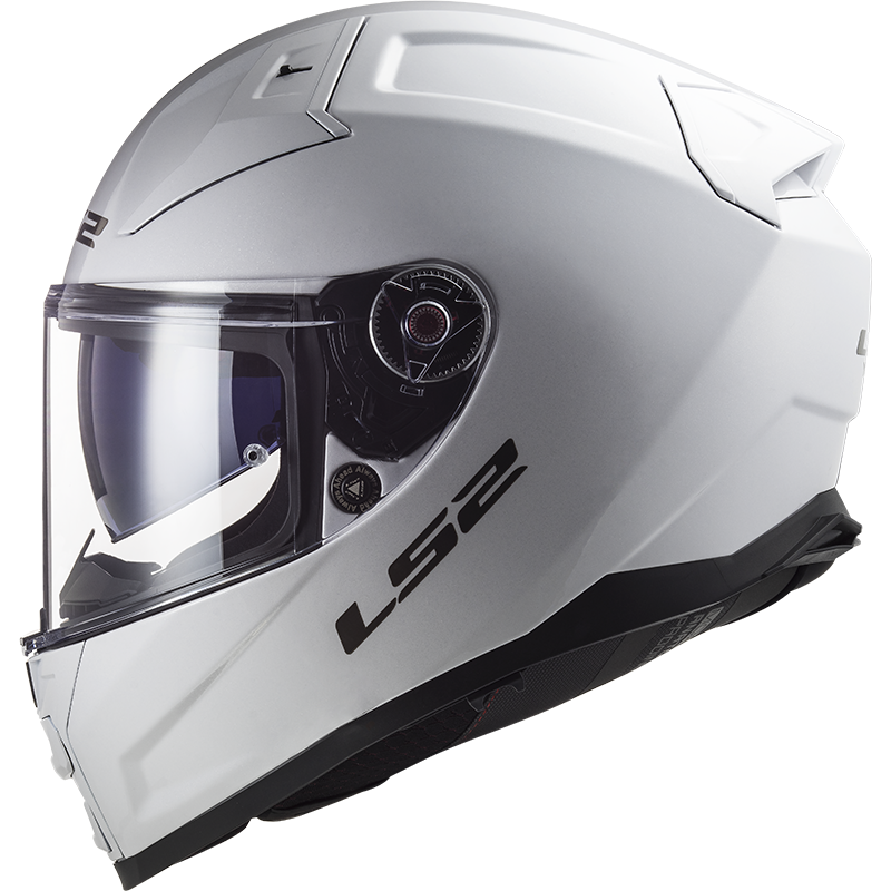 LS2 FF811 VECTOR II ECE22.06 FIBREGLASS FULL FACE MOTORCYCLE HELMET GLOSS WHITE