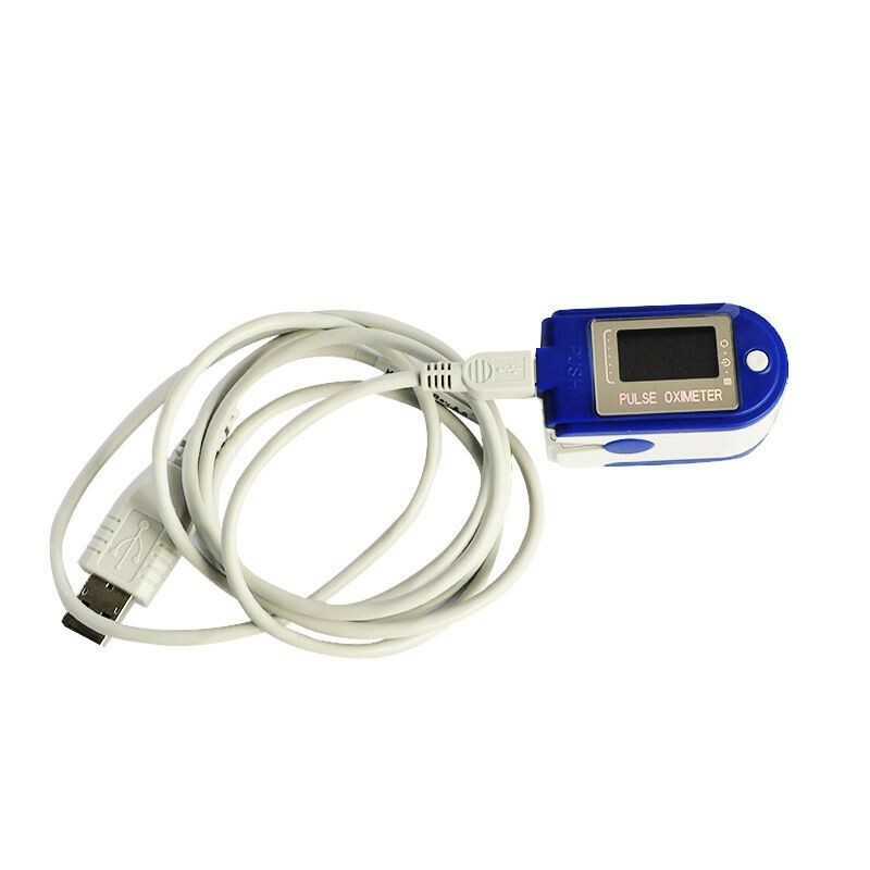 24 Hours USB Pulse Oximeter SPO2 Pulse Rate Recorder Blood Oxygen Meter