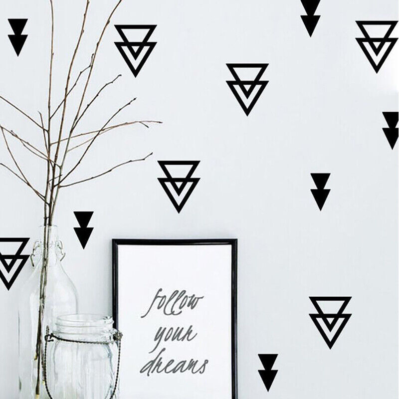 Bedroom Kids Room Decor Triangle Combination Solid Hollow Wall