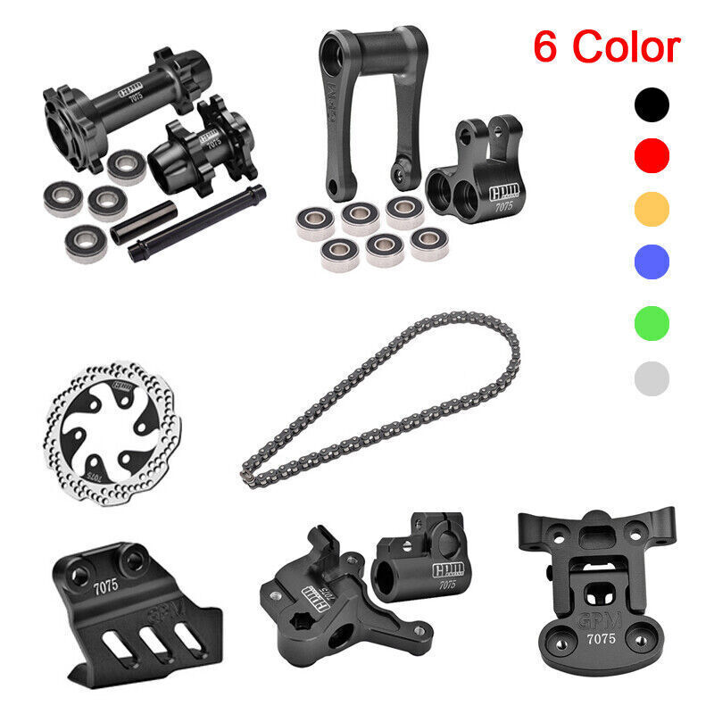 For LOSI 1/4 RC Motorcycle Promoto MX RC Aluminum Alloy Tire Chain Upgrade Parts
