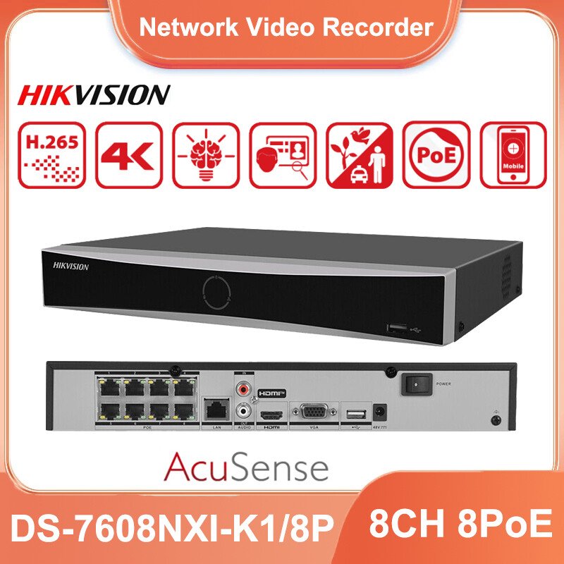 HIKVISION DS-7608NH-12/8P ネットワークビデオレコーダー HIKVISION DS-7608NH-12/8P ネットワークビデオレコーダー
