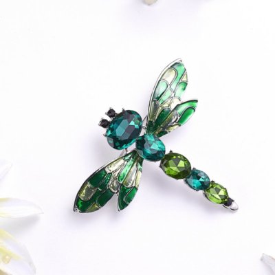 Butterfly Animal Pearl Crystal Brooch Pin Women Jewelry Wedding Bridal Wholesale