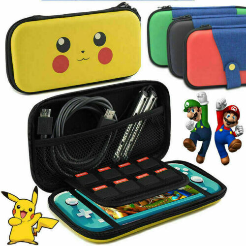 Schutzhülle Für Nintendo Switch Lite Tasche Pikachu Mario Hard Bag Case Cover