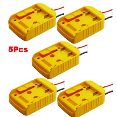 5*DIY Power Wheels Adapter Holder/Fuse For Dewalt Battery 18V 20V Connector Dock