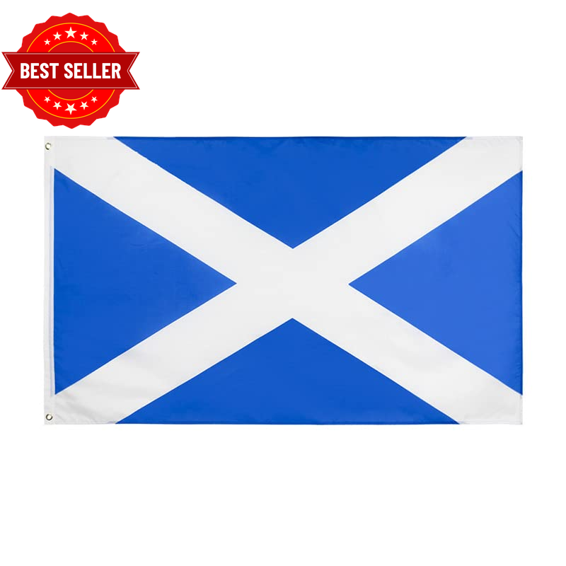 Large Scotland Scottish Flag with Brass Grommets Saltire Heavy Duty Outdoor 90 X