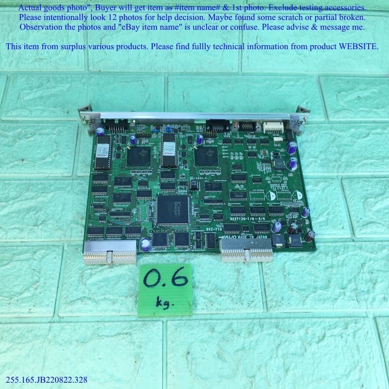 KAIJO SVZ-710, 3227120-1/6-6/6 BOARD as photo, sn:0040, Promotion