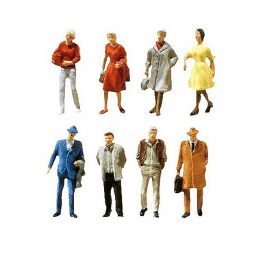 8 passants époque III pour votre diorama -N-1/160-FALLER 155006