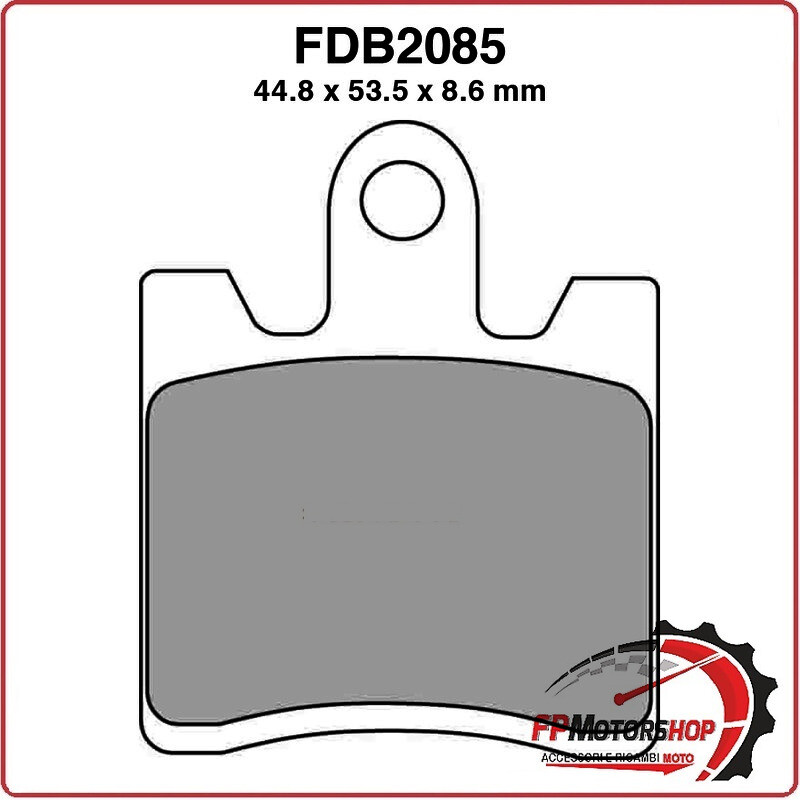 PASTIGLIE FRENI PER SCOOTER FDB2085EF 4PZ SUZUKI AN BURGMAN 250 400 96>06