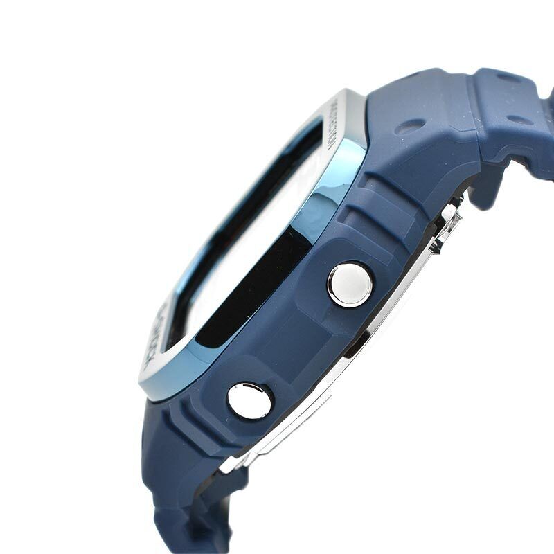 Pre-owned Casio G-shock Dw-h5600mb-2jr G-squad Bluetooth Gps Solar Usb Charging Watch Blue