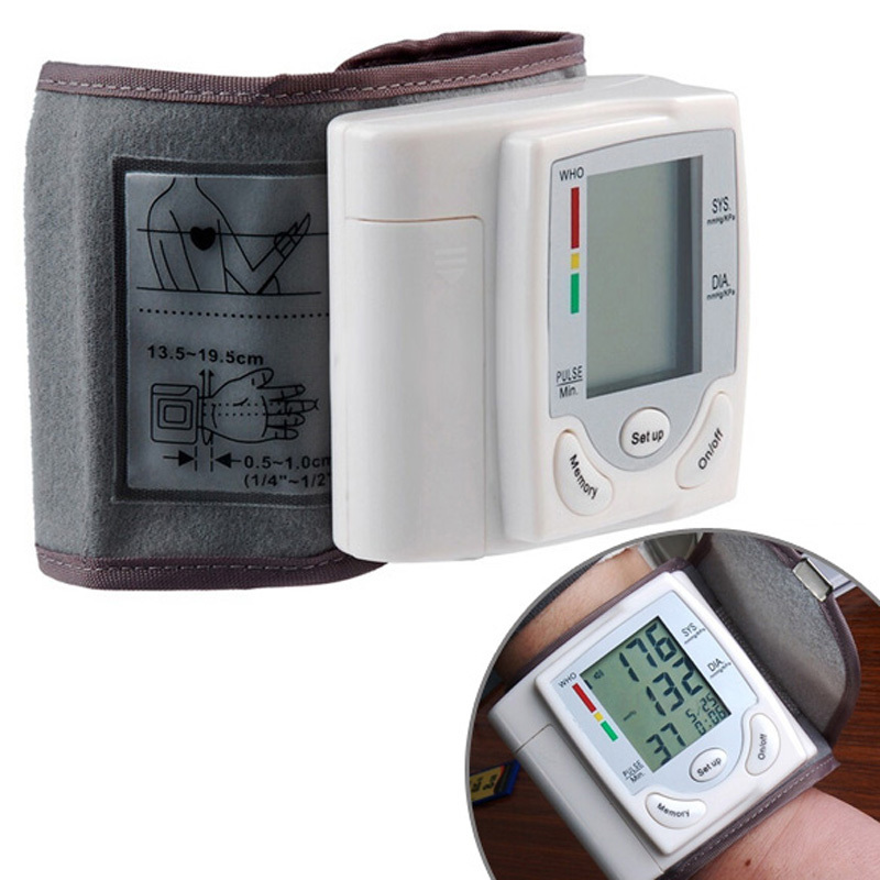 Sfigmomanometro Automatico Da Polso Digitale CK-101S Misura Pressione Sangue hsb