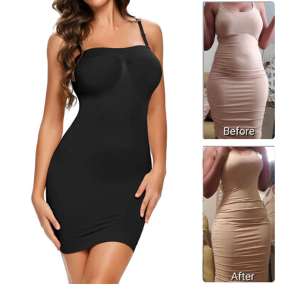 Shapewear Slips for Under Dresses Women Tummy Control Body Shaper