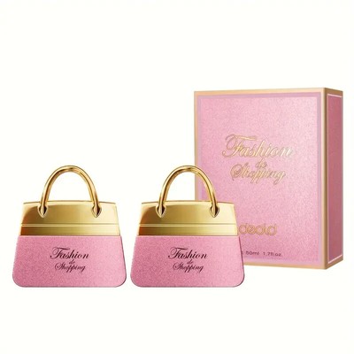 2PCS 100ml Bag Shape Perfume - Long-Lasting Floral Eau De Parfum Spray with 5-15