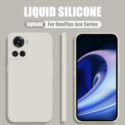 Shockproof Liquid Silicone Soft Case For OnePlus 11 10 9 8 Pro 10T 9R 10R Cover