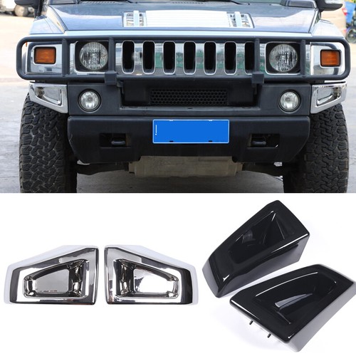 Front Bumper End Cap Textured Set Fit For 2003-2009 Hummer