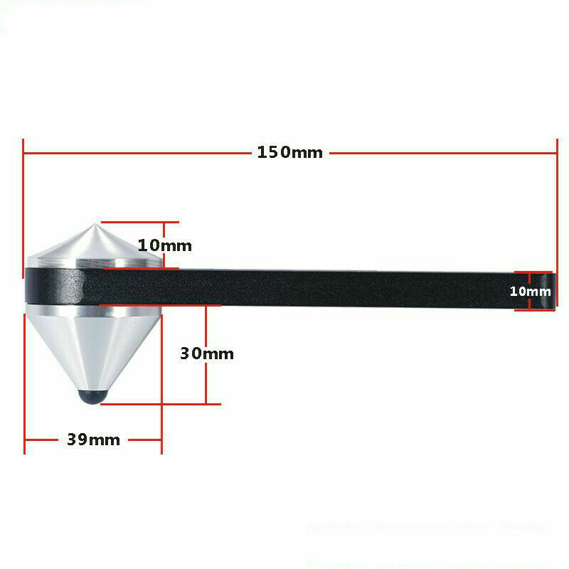 4x Rutschfeste Lautsprecher Spike Fuß Ständ Aluminium Shock Dämpfende Isolation