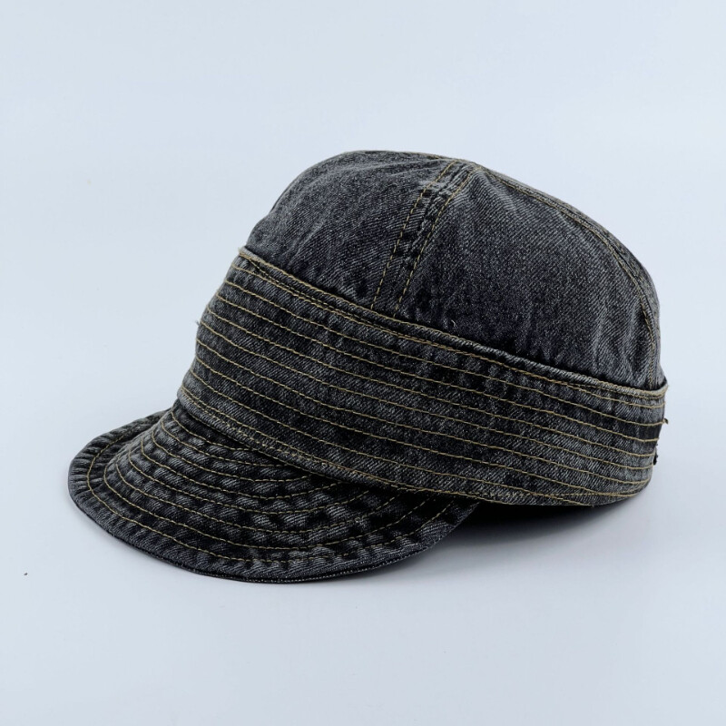 Donna Uomo Corto con Falda Jeans Cappello Baseball Morbido Casual Trucker Rétro