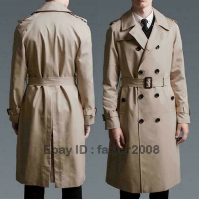Waist length trench coat mens clearance