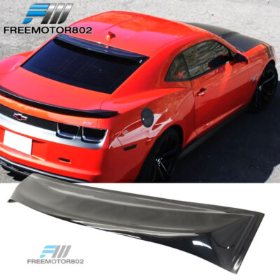 Fits 10-15 Chevy Camaro Rear Window Visors Rain Sun Guard Roof Spoiler Vent