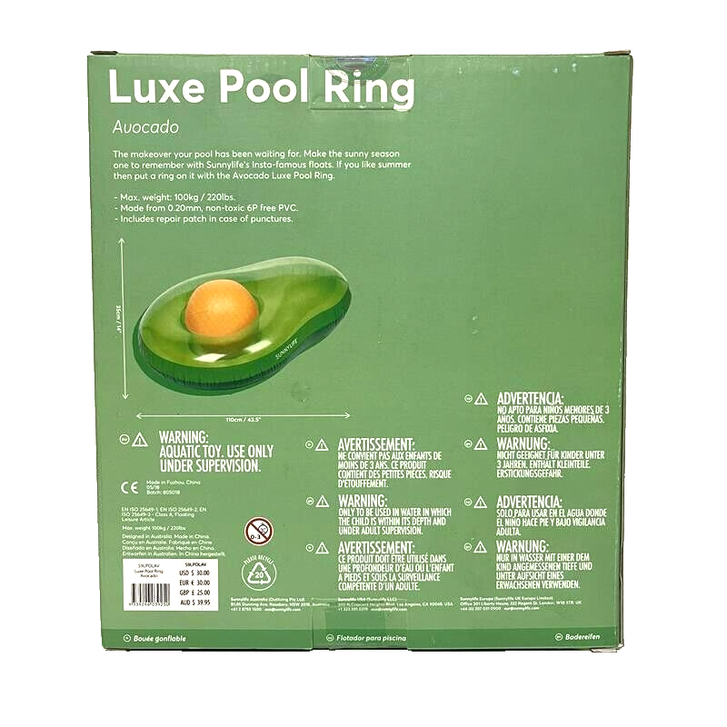 SUNNYLIFE Luxe Pool Ring