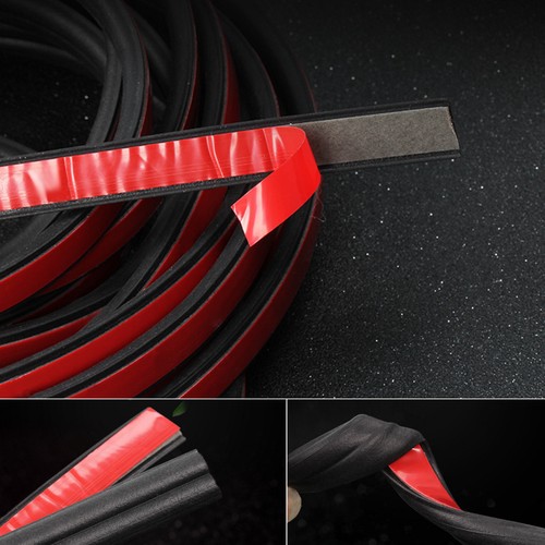 13FT B-Shape Trim Rubber Strip Universal Car Door Edge Seal Hollow Weather-strip