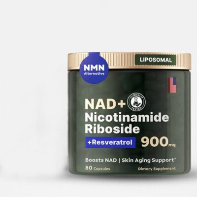 Supplement - Liposomal Nicotinamide Riboside Resveratrol Quercetin Organic NAD+
